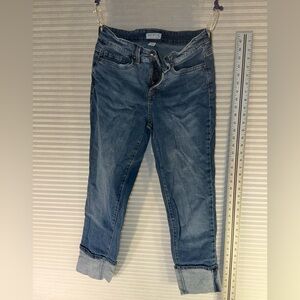 Sofia Jeans by Sofia Vergara Cuffed Skinny Jeans Size 4 Light Wash
